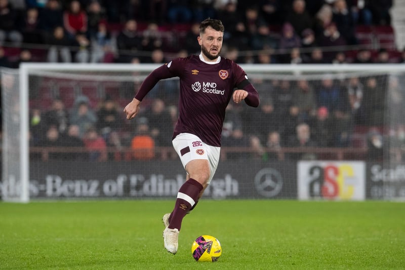 Craig Halkett still plays for Hearts, having received a contract extension last month.