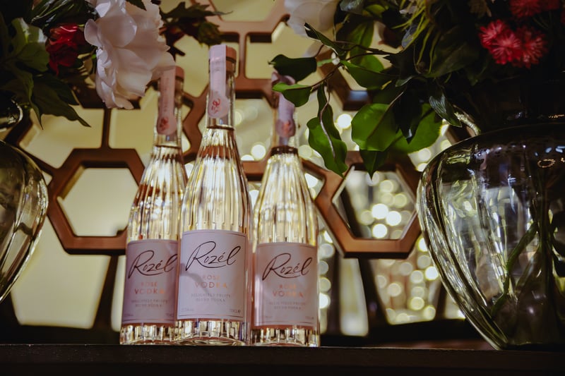 Guests at the Leeds Pride 2024 launch enjoyed the refreshing taste of Rozél Rosé Vodka at Harvey Nichols.