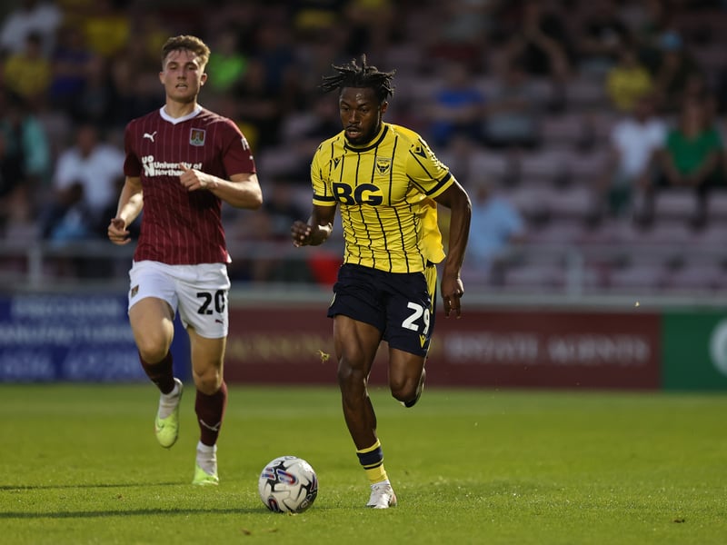 Was at Oxford on a loan deal from Ipswich Town and then signed permanently after being released. He's got an injury on his hamstring and is undergoing rehabilitation work.