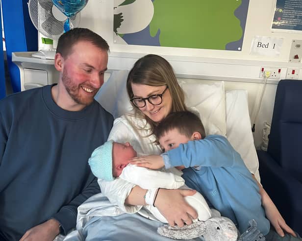 Miles was born at Chesterfield Royal Hospital on February 29, 2024. (Photo courtesy of the Chesterfield Royal Hospital)