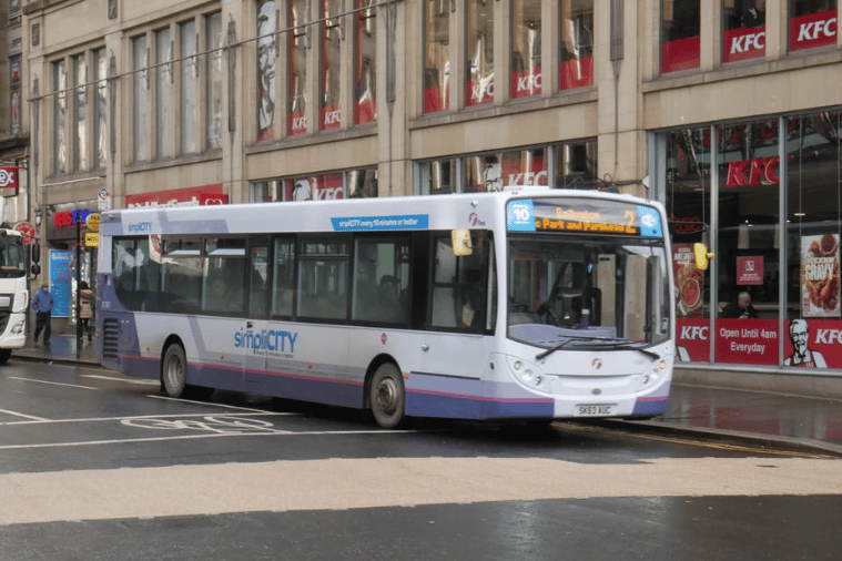 The number 2 bus from Faifley to Baillieston/ Airdrie via Glasgow City Centre is the joint first busiest bus in Glasgow - with an average daily passenger count of around 15,000.