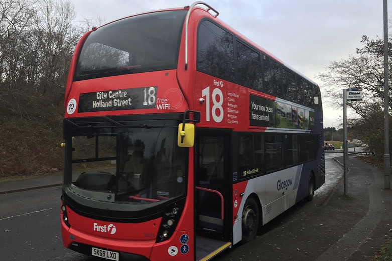 The number 18, City Centre to East Kilbride, is the sixth busiest bus in Glasgow - with an average daily passenger count of 8,500.
