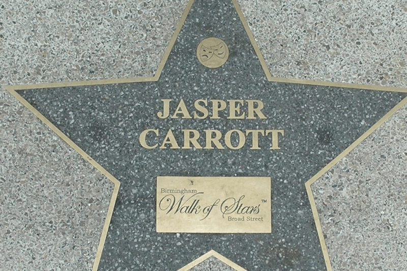 In 2007, he was inducted into the Birmingham Walk of Stars, which you can see on Broad Street