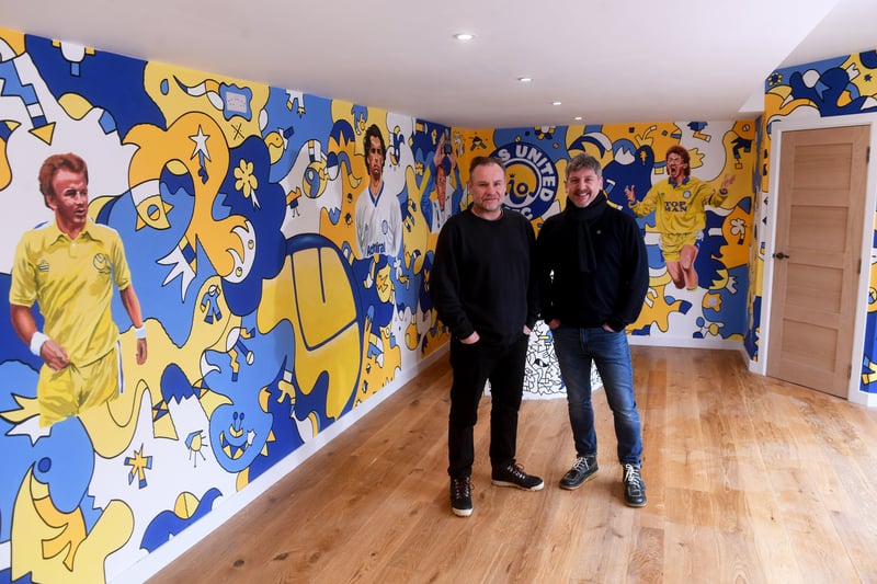 Nicolas told the YEP that the completion of the mural was topped off by the recent victory over Championship leaders Leicester City.