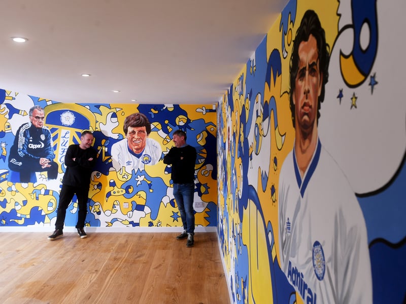 The mural took 12 days in total to complete and features a host of Leeds United legends.