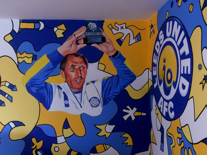 Legendary manager Howard Wilkinson, who led the Whites to the old first division title in 1991, also features as part of the mural.