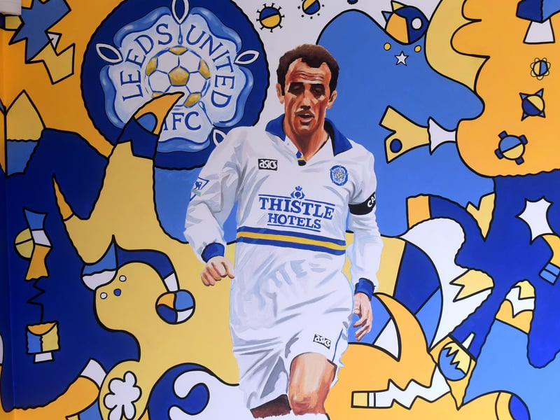 Former club captain Gary McAllister also takes pride of place on the wall.
