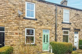 The front of the terraced house on Victoria Road, Stocksbridge