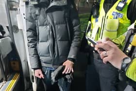 A dedicated policing operation in Sheffield city centre resulted in five arrests and the recovery of a knife and Class B drugs (Photo: South Yorkshire Police)