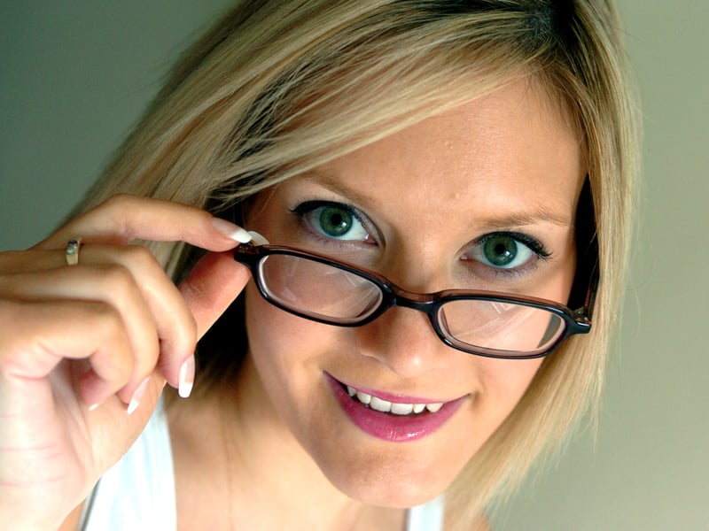 This is Ciaran Marsh pictured in August 2006 who was a regional finalist in the Specsavers Spectacle Wearer of the Year competition.