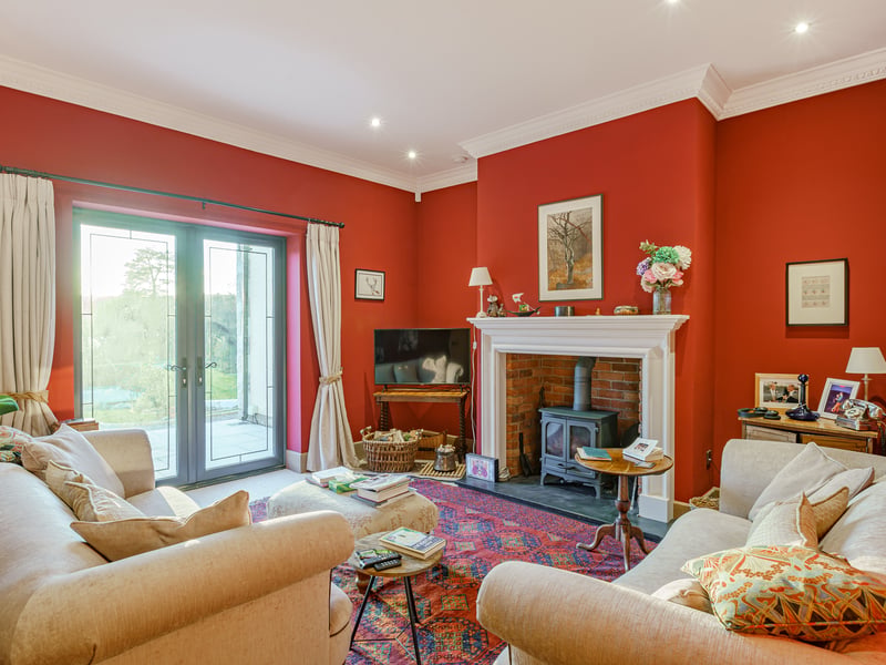 The Hermitage is a magnificent five-bedroom detached family home
which has been designed by its current owners to make the most of the region’s spectacular surrounding
scenery, situated on the outskirts of Colvend, a small village ten minutes
south of Dalbeattie.