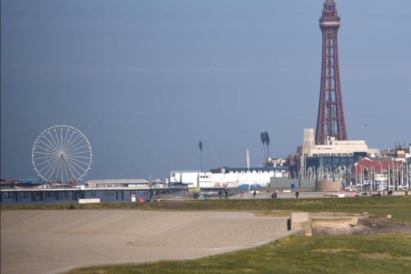People stayed away from the glorious Fylde coast beaches