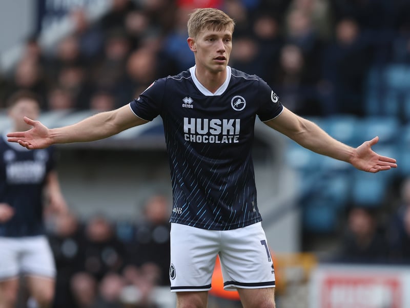 Quiet little outing in the first half. Not his fault as Millwall struggled for possession, dropping back to try and find some influence.
