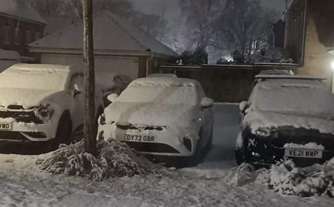 These cars got a proper covering in Kingswood, photo taken by Dawn Byrne
