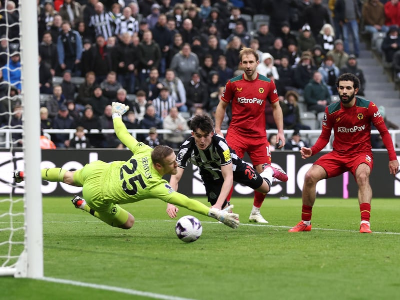 Kieran Trippier’s injury absence gives Livramento a chance to impress against his former side. He netted his first ever Magpies goal against Wolves last time out.