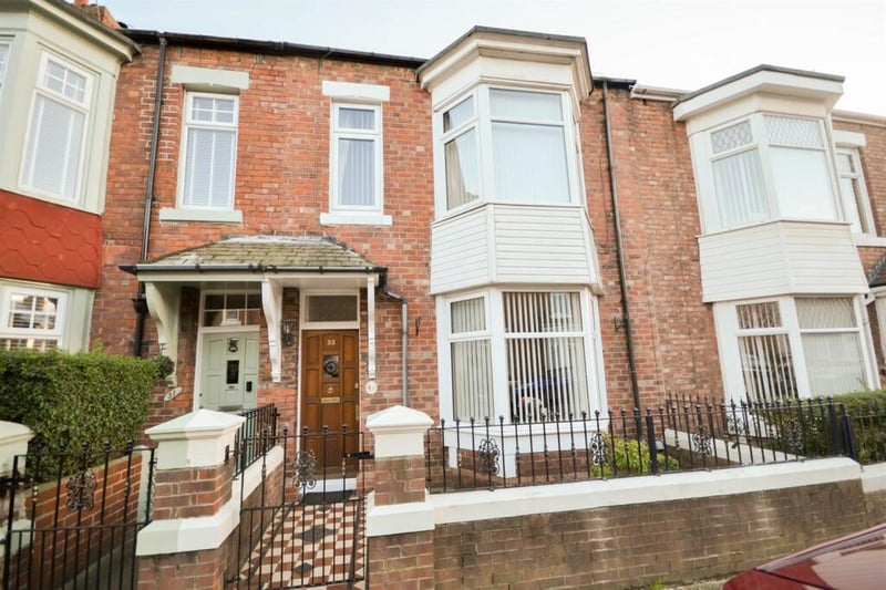 This three bedroom home, on Oxford Avenue in South Shields, is on the market for £199,950.
