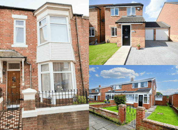 These three family homes in South Tyneside are on the market for less than £200,000. Photo: Andrew Craig/Pattinson (via Rightmove).