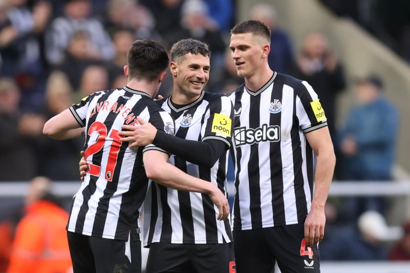 Schar was Newcastle’s man of the match against Wolves having played a part in all three goals and keeping a clean sheet. 