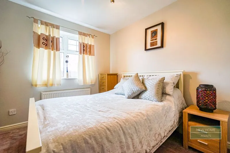 All four bedrooms are located on first floor of the property.
