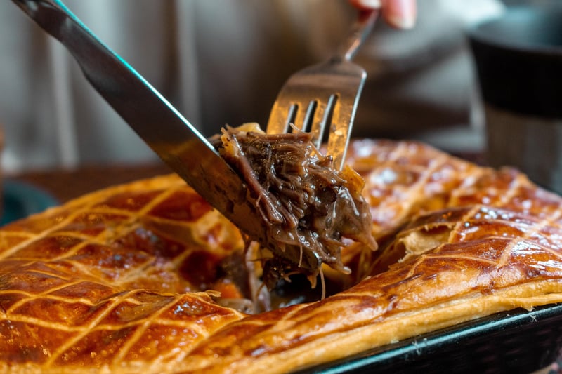 The Hebridean Ox Cheek Pie at The Loveable Rogue is decribed by staff as 'no joke'. They also have a vegetarian and even a Hebridean Pie of the week. The Ox Cheek Pie will run you £14 for a large or £7 for a small pie.
