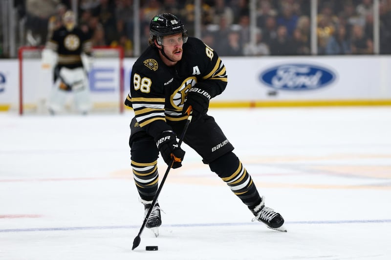 The Boston Bruins number 88 has a reported annual salary of $13,000,000.