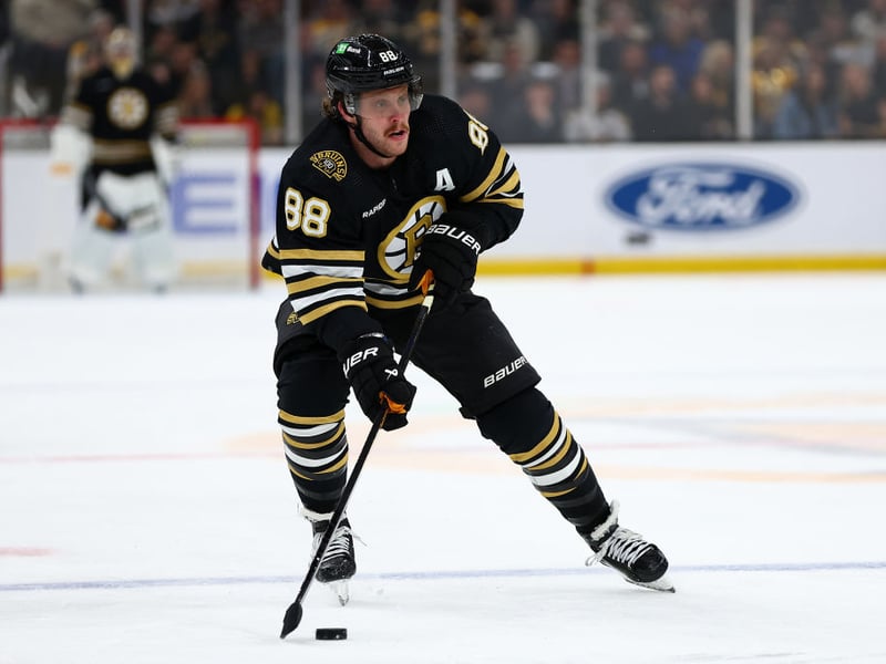 The Boston Bruins number 88 has a reported annual salary of $13,000,000.