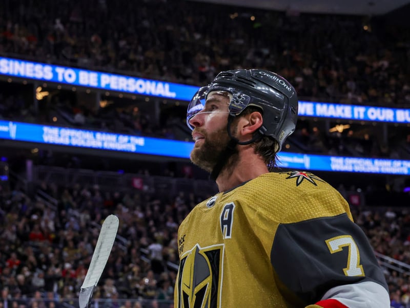 The Vegas Golden Knights star has a reported salary of $12,300,000 annually.