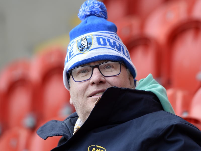 Owls fans who made the short journey to Rotherham to watch a 1-0 win in the local derby.