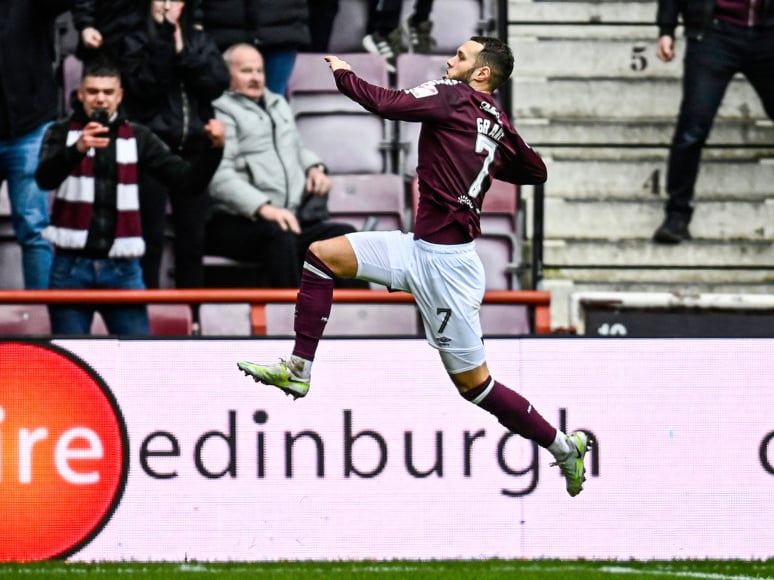 Grant wheeled away in delight after dispatching the penalty kick. Hart might have been preparing for Shankland but his homework was ripped up.