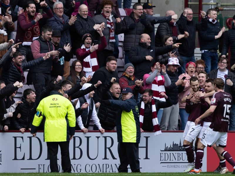 A great moment for fans as Grant levelled but it'd soon get a whole lot better.