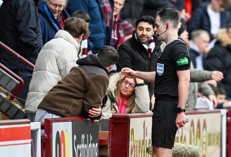 It wasn't just the referee who got to see replays of the Yang red card incident...