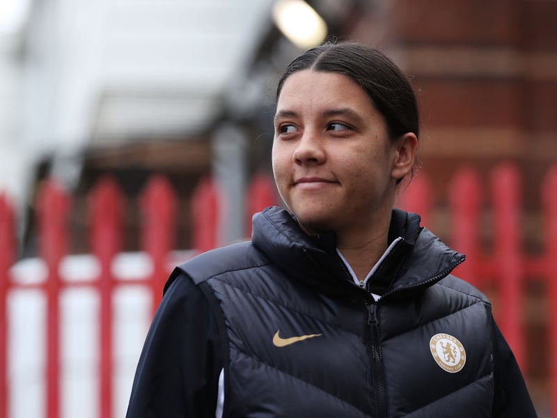 Chelsea and Australia striker Sam Kerr is currently out with an ACL injury but is the highest value player in the WSL with a valuation of $500,000.