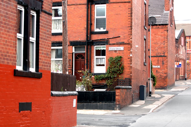 October 2007 and back to back terrace houses in Armley were becoming increasingly sought after by first time buyers. Prices started from around £90,000.