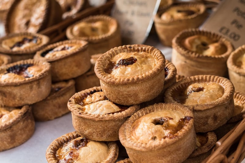 The pastry shop in New street station serve a range of mouth-watering pies, including a great steak and ale