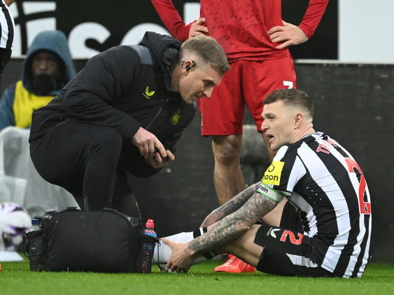 The right-back has missed Newcastle's previous three games with a calf problem. 