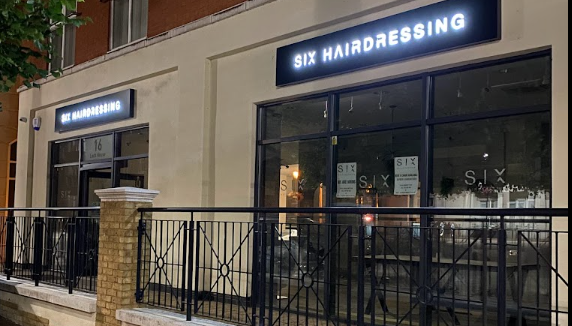 Six hairdressing, delivers top-notch hair services, with attention to detail and passion for hairstyling. 

Six hairdressing, has a 5 star rating from 56 Google reviews. 

Review Snippet: "Amazing salon, superb staff with a fantastic atmosphere."

