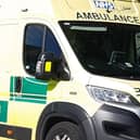 The pedestrian was taken to Northen General hospital, after an emergency ambulance crew 'came across' the incident