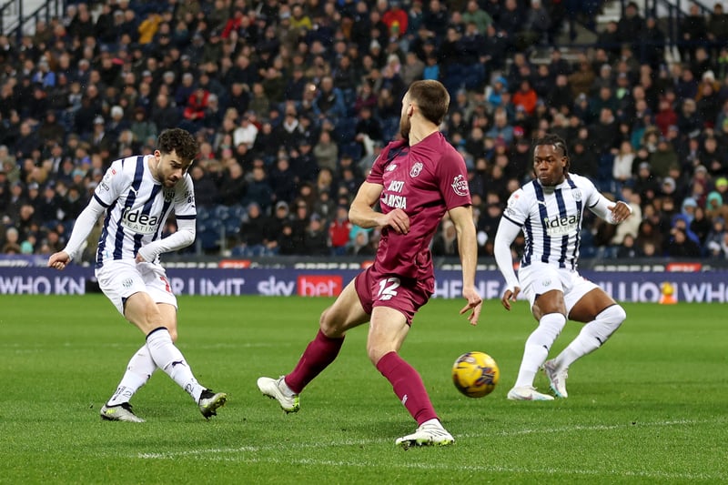 Johnston has settled in very well since arriving on loan from Celtic. The Irishman scored his third Baggies goal against Coventry.
