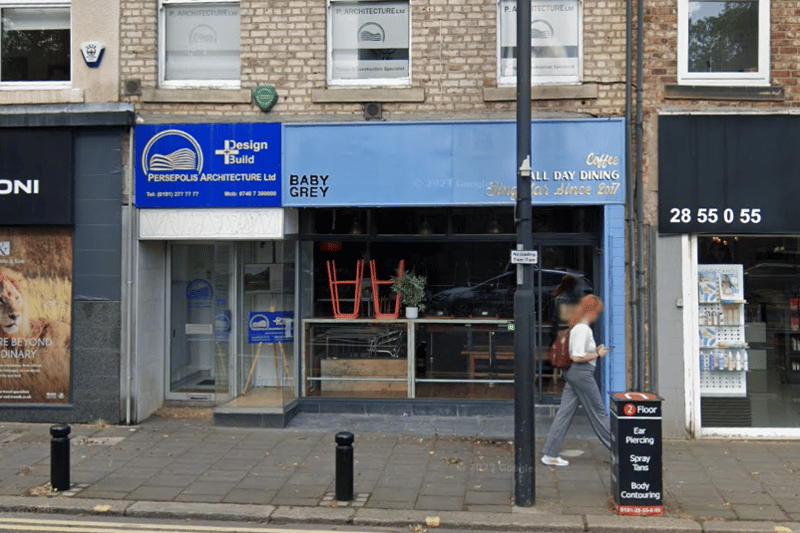 Baby Grey, on Gosforth's High Street, is a fully licenced café in a busy location. The venue can fit up to 50 covers and is licenced to host live music up until 10pm. It has an asking price of £130,000.