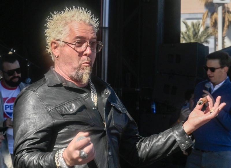 A familiar face on American cooking channel The Food Network - for whom he presents several programmes - Guy Fieri licenses his name to restaurants all around the world. His rowdy onscreen persona is particularly good at attracting men to watching cooking shows and getting interested in food, helping him amass around $100 million.