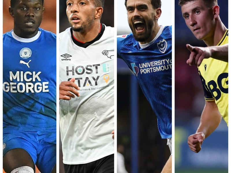 From left to right: Ephron Mason-Clark, Nathaniel Mendez-Laing, Marlon Pack and Cameron Brannagan are among League One's top players this season.