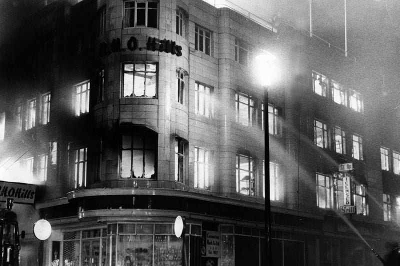RHO Hills fire in 1967 "Within little over an hour the whole building had become involved and the Adelaide Street corner too, was a mass of flames"