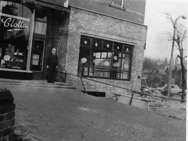 Herman Clottu at the Clottu Chocolate shop he opened on Whitegate Drive near the corner of Forest Gate