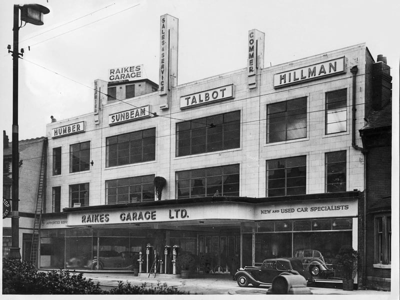 Raikes Garage Church Street Blackpool, 1930