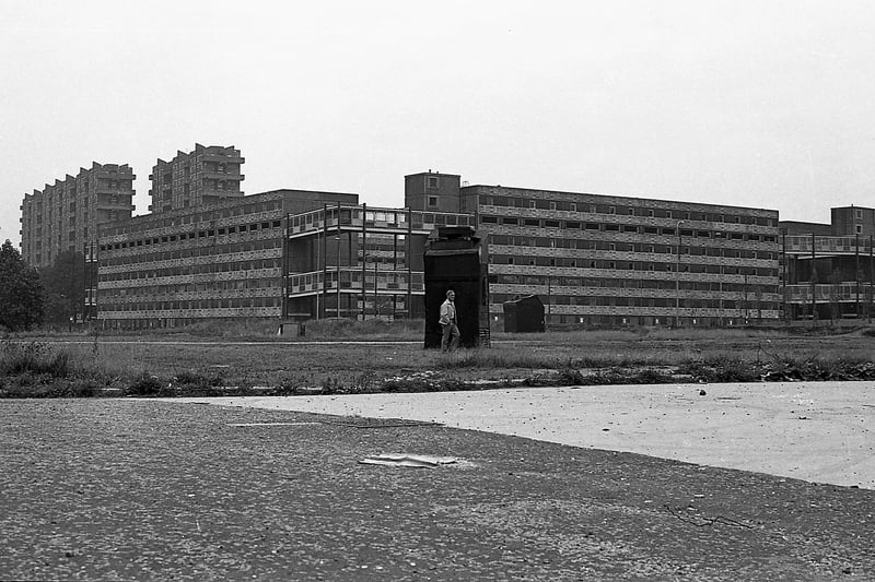 The Gorbals pictured during the 1980s. 