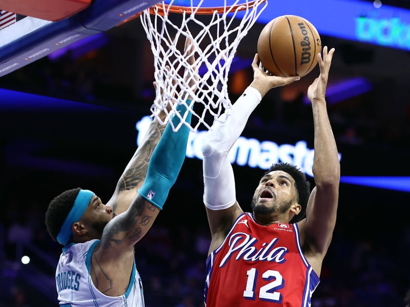 The 76ers' power forward is one of the top earners in the NBA Playoffs with a yearly salary of $39,270,150.