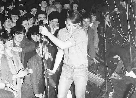 The Plaza Ballroom at Eglinton Toll/St Andrew's Cross was once the place to be in Glasgow's Southside. New Order are pictured here at one of their very earliest gigs in 1981. It was closed during in the 1990s and demolished in 2006. 
