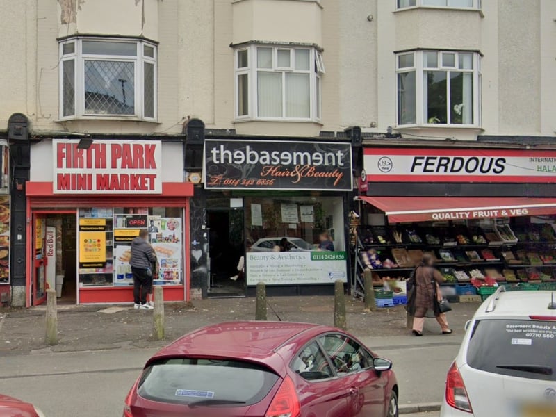 Found in the middle of this row of shops in Firth Park, we saw three recommendations for Basement from readers