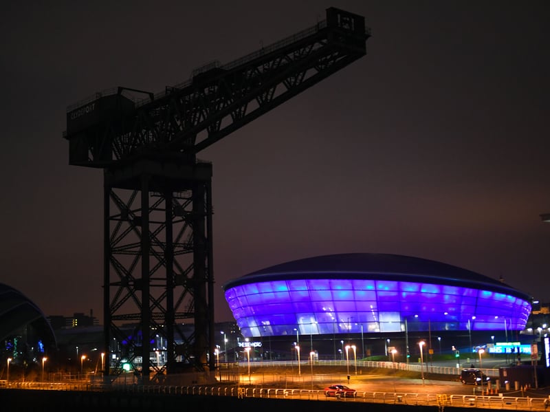 Glasgow's OVO Hydro is the seventh best arena in Europe, having sold 758,987 tickets and grossing more than $60,400,600. 