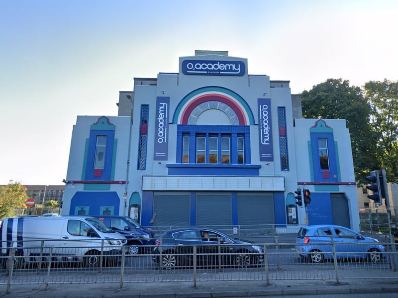 Also among Europe's top theatres is the O2 Academy in Glasgow which is ranked in ninth. 
